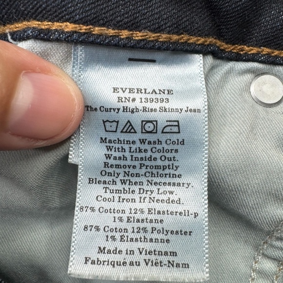 Everlane The Curvy Stretch High Rise Jeans - Picture 9 of 12